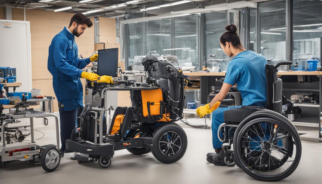 電動輪椅維修工的操作技能訓練教材