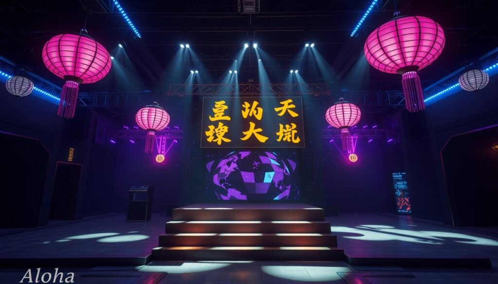 Aloha LED技術，內部由多個LED晶片構成，輻射光線均勻且色彩豐富。中央聚焦的強烈光源，投射於乳白色擴散蓋板，營造柔和明亮的氛圍。背景雲狀的發光元素，勾勒出立體感。整體設計簡潔優雅，展現LED lighting的現代感與節能特性。精細的金屬支架與散熱器，彰顯Aloha品牌的工藝水準。