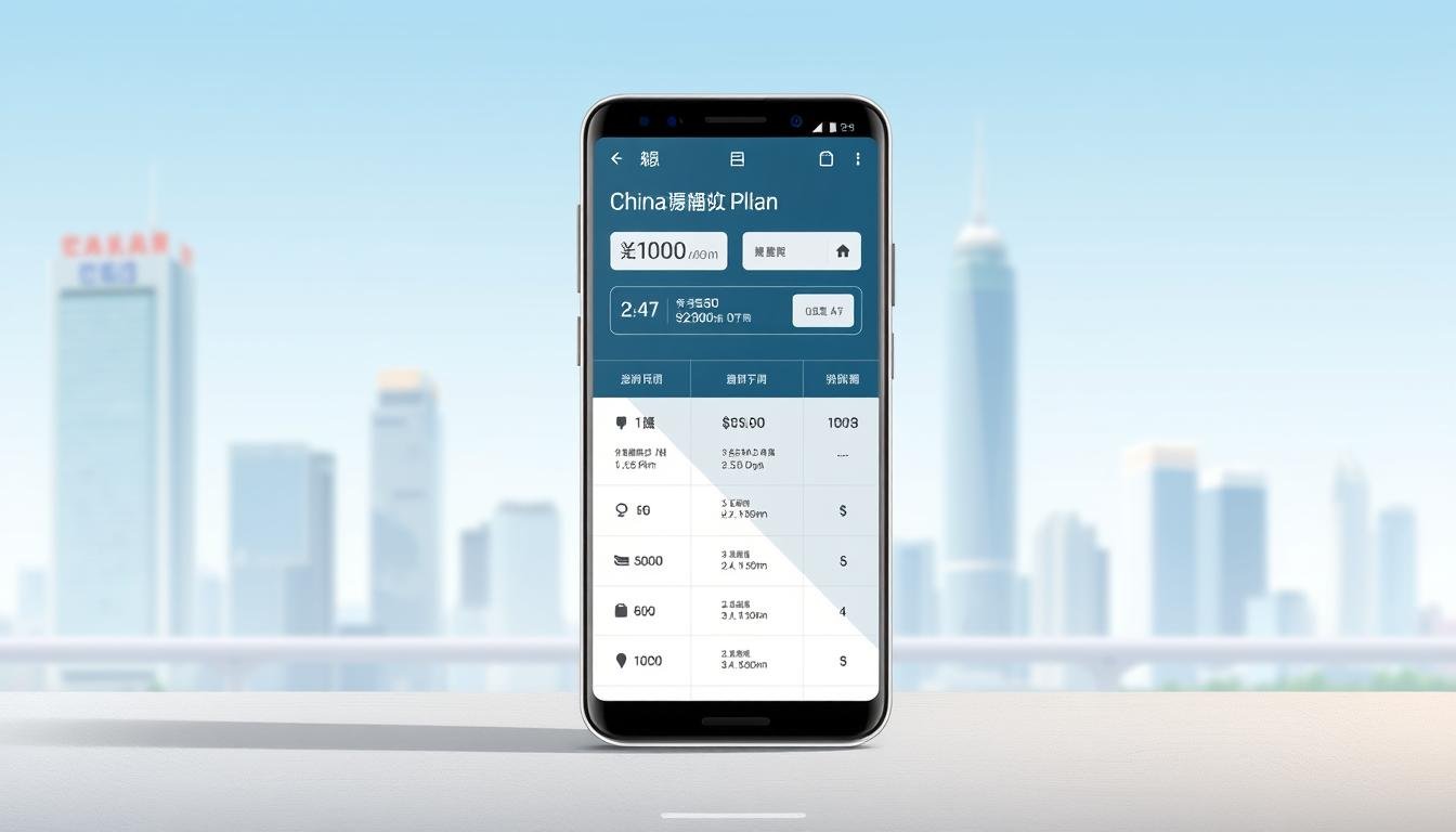中國移動月費計劃